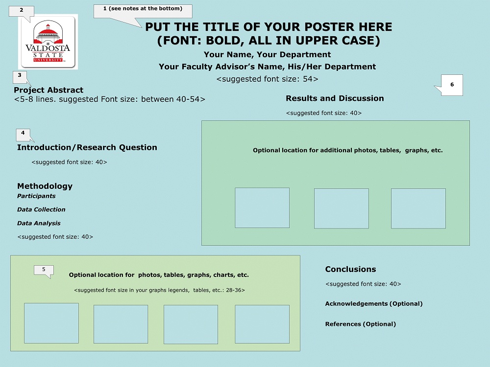 poster guidelines layout